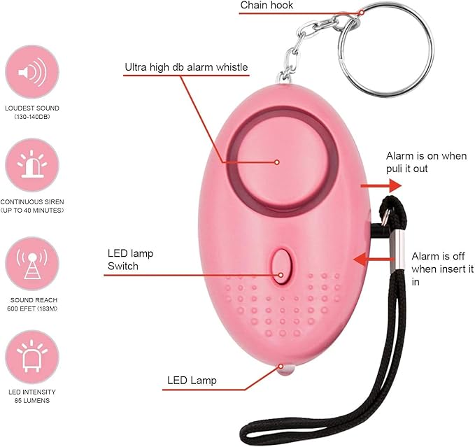 -I Alarm- Personal Alarm Model X+ Free Emergency Escape Tool