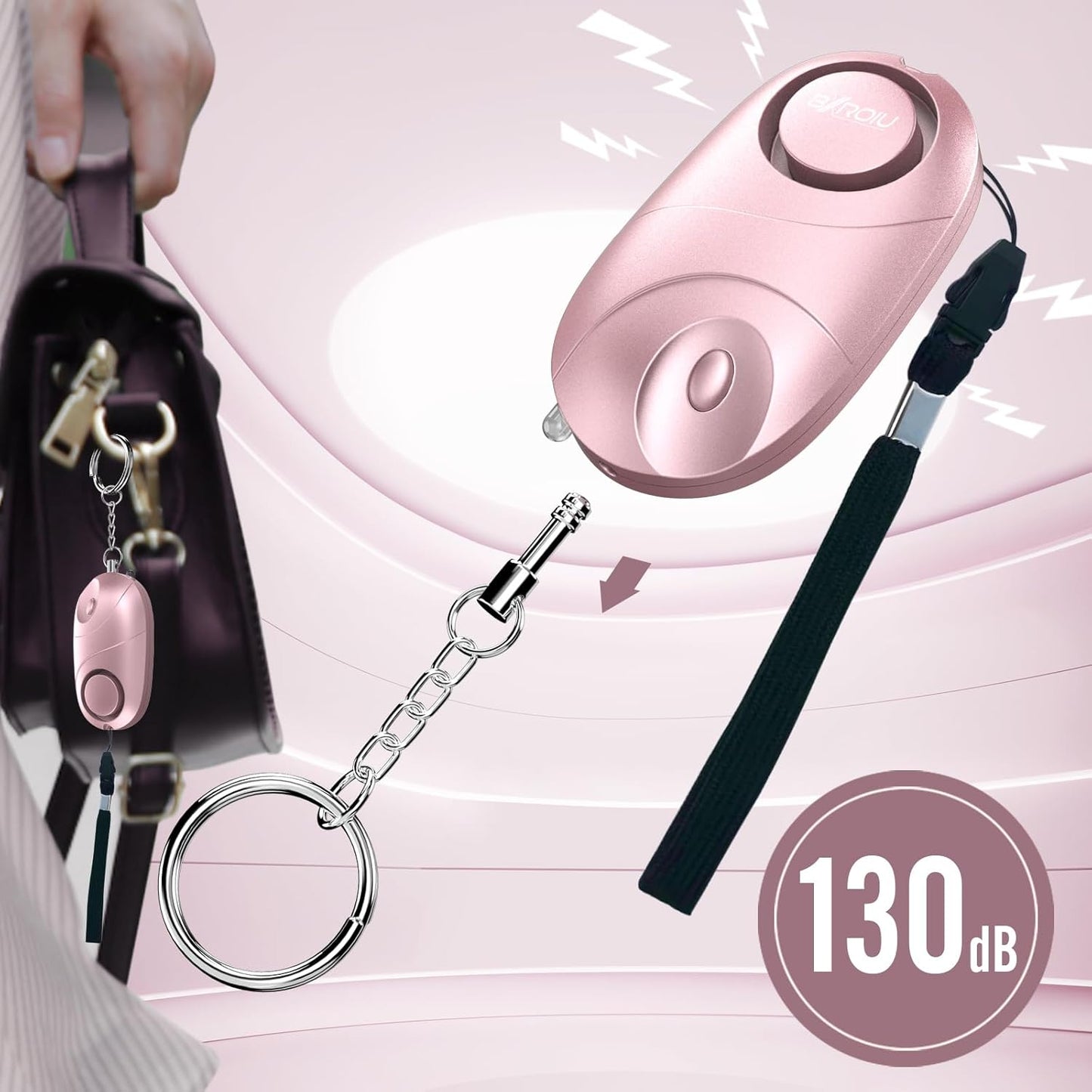-IAlarm- Body Alarm Model Z + Free Emergency Escape Tool