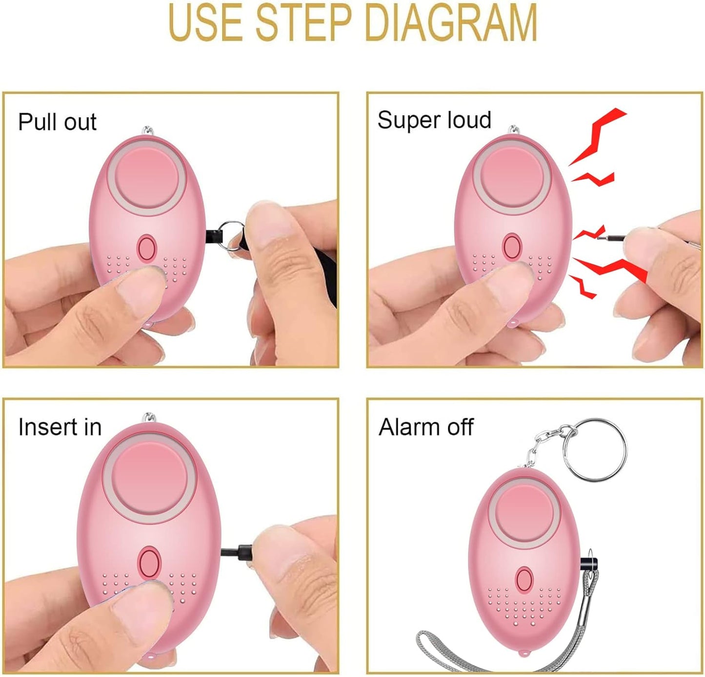 -I Alarm- Personal Alarm Model X+ Free Emergency Escape Tool